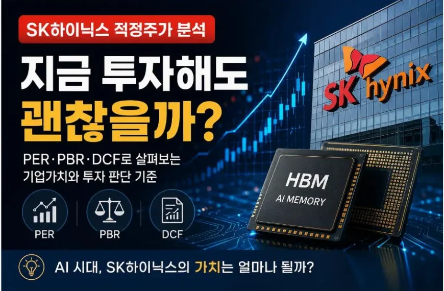 SK하이닉스 적정주가 분석과 PER·PBR·DCF를 활용한 기업가치 평가 대표 이미지